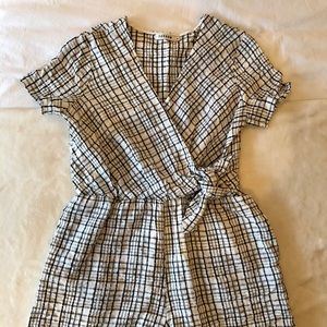 Farrow Striped Romper Tie Front Medium